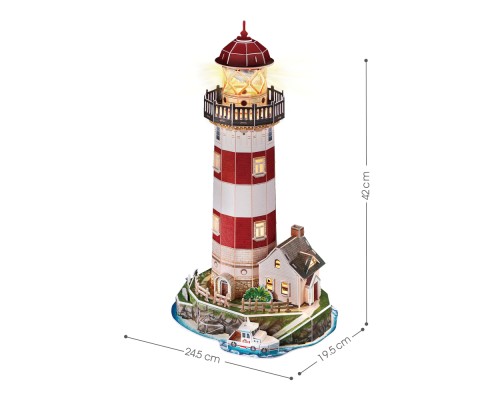 Пазл Cubic Fun тривимірний Night edition Маяк із LED-підсвічуванням (L540h)