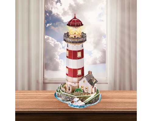 Пазл Cubic Fun тривимірний Night edition Маяк із LED-підсвічуванням (L540h)
