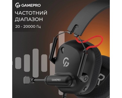 Навушники GamePro Genesis Mercury USB Black (HS120B)