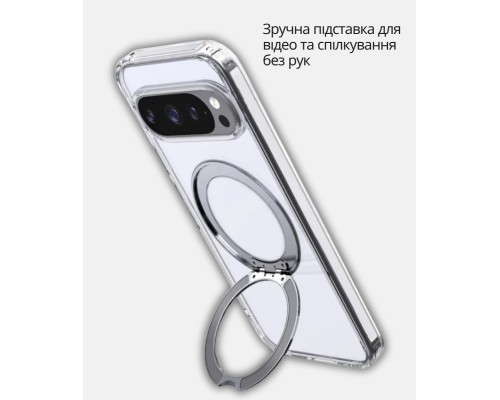 Чохол до мобільного телефона BeCover Aura Fold Google Pixel 9 / 9 Pro / 10 / 10 Pro Transparent (714137)