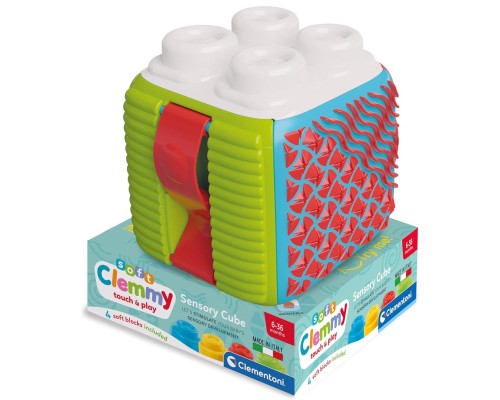 Розвиваюча іграшка Clementoni Sensory Cube, серія Soft Clemmy (17902)