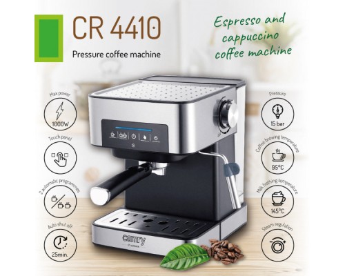 Ріжкова кавоварка еспресо Camry CR 4410