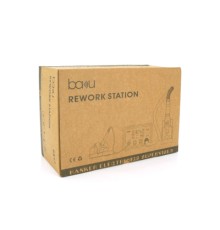 Паяльна станція Bakku BA-9852 цифрова індикація, фен, паяльник, DC: 110-220V, 8-15A, 1200W, 2,8 кг (BA-9852)