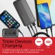 Батарея універсальна Energizer 30000mAh 15W 3A, USB-А, 2хUSB-C Black (UE30050CC)