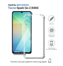 Чохол до мобільного телефона BeCover Anti-Shock Tecno Spark Go 2 (KM4) Clear (714705)