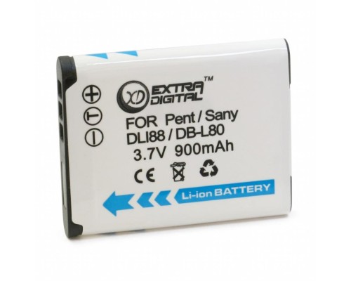 Акумулятор до фото/відео Extradigital Sanyo DB-L80 (BDS2638) 