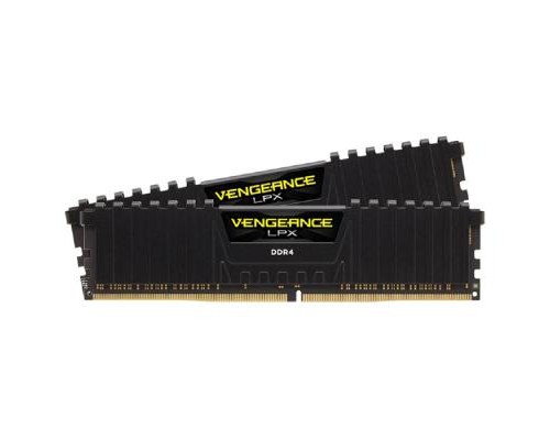 Модуль пам'яті для комп'ютера DDR4 16GB (2x8GB) 3000 MHz Vengeance LPX Black Corsair (CMK16GX4M2B3000C15)
