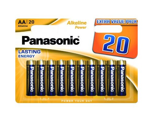 Батарейка Panasonic LR06 Alkaline Power * 20 (LR6REB/20BW) 