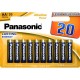 Батарейка Panasonic LR06 Alkaline Power * 20 (LR6REB/20BW) 