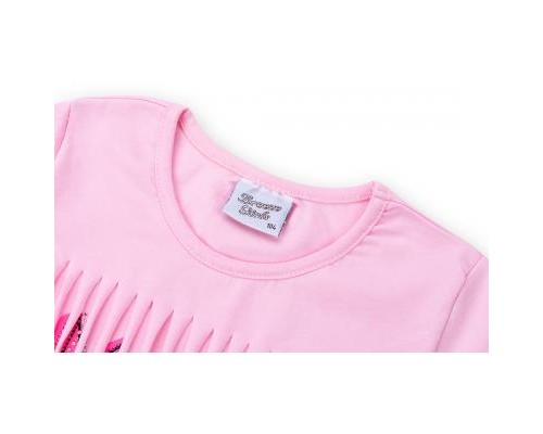 Набір дитячого одягу Breeze футболка із зірочками з шортами (9036-110G-pink)