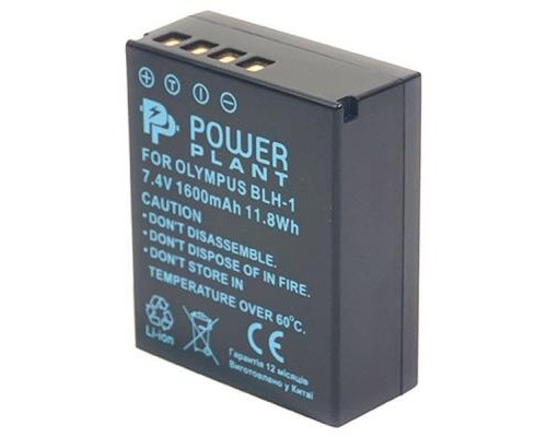 Акумулятор до фото/відео PowerPlant Olympus BLH-1 1600mAh (CB970148) 