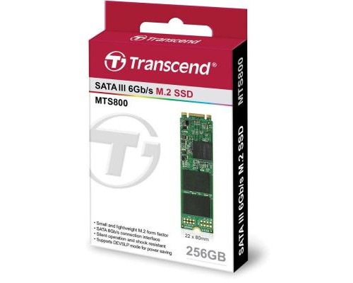Накопичувач SSD M.2 2280 256GB Transcend (TS256GMTS800S)