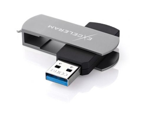 USB флеш накопичувач eXceleram 128GB P2 Series Gray/Black USB 3.1 Gen 1 (EXP2U3GB128) 