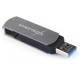 USB флеш накопичувач eXceleram 128GB P2 Series Gray/Black USB 3.1 Gen 1 (EXP2U3GB128) 