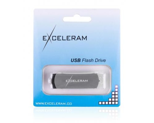 USB флеш накопичувач eXceleram 128GB P2 Series Gray/Black USB 3.1 Gen 1 (EXP2U3GB128) 