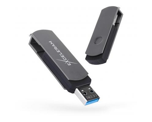 USB флеш накопичувач eXceleram 128GB P2 Series Gray/Black USB 3.1 Gen 1 (EXP2U3GB128) 