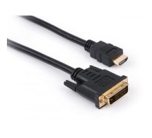 Кабель мультимедійний HDMI to DVI 24+1 1.8m Vinga (VCPHDMIDVI1.8) 
