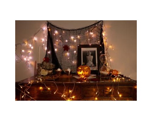 Гірлянда Twinkly Smart LED Pro Curtain RGBW 250, AWG22, IP65, чорний (TWP-CU-CA-05X50SPP-B)