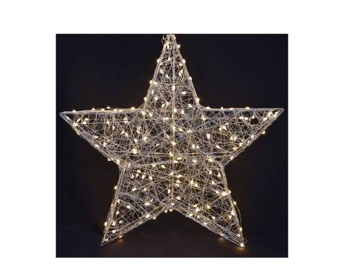 Ялинкова іграшка Luca Lighting Зірка 9*4*9 см (8718861432817) Ялинкова іграшка Luca Lighting Зірка 9*4*9 см (8718861432817)