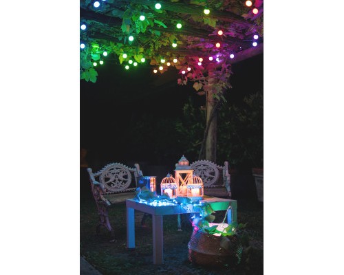 Гірлянда Twinkly Smart LED Strings RGB 250, BT+WiFi, Gen II, IP44 кабель чор (TWS250STP-BEU)