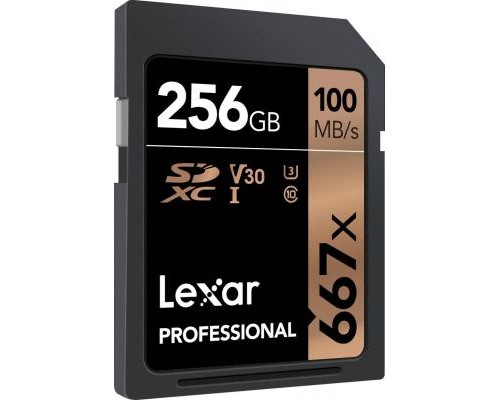 Карта пам'яті Lexar 256GB SDXC class 10 UHS-I U3 V30 667x Professional (LSD256B667)