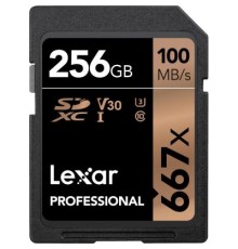 Карта пам'яті Lexar 256GB SDXC class 10 UHS-I U3 V30 667x Professional (LSD256B667)