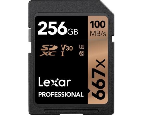 Карта пам'яті Lexar 256GB SDXC class 10 UHS-I U3 V30 667x Professional (LSD256B667)