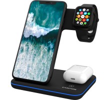 Зарядний пристрій Canyon 3in1 Wireless charger (CNS-WCS303B)
