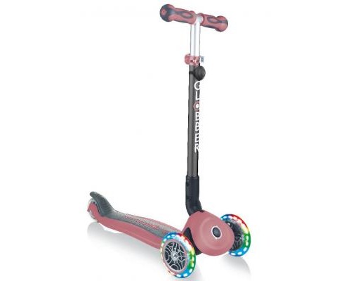 Самокат Globber Go Up Deluxe Lights Led 5 в 1 рожевий (646-210)
