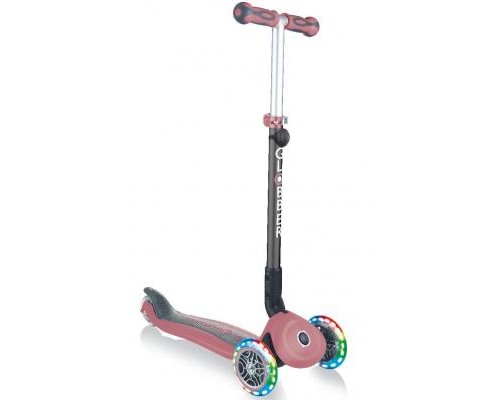 Самокат Globber Go Up Deluxe Lights Led 5 в 1 рожевий (646-210)