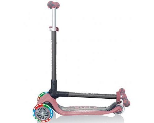 Самокат Globber Go Up Deluxe Lights Led 5 в 1 рожевий (646-210)