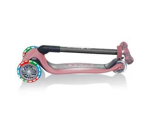 Самокат Globber Go Up Deluxe Lights Led 5 в 1 рожевий (646-210)