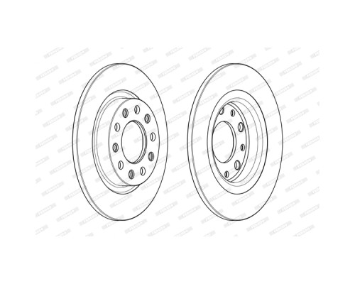 Гальмівний диск FERODO DDF2333C