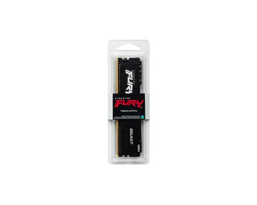 Модуль пам'яті для комп'ютера DDR4 32GB 2666 MHz Fury Beast Black Kingston Fury (ex.HyperX) (KF426C16BB/32)
