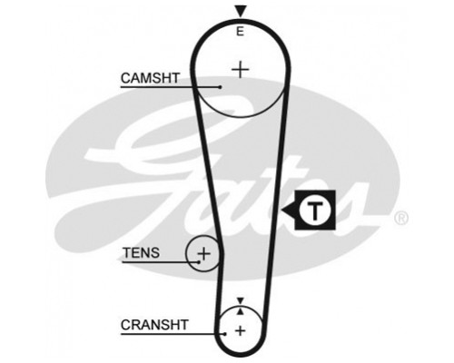 Ремінь ГРМ Gates 5382XS