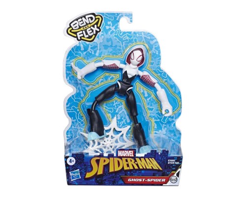 Фігурка для геймерів Hasbro Spider-Man Bend and flex Гвен Привид-павук 15 см (E7335_E7688)
