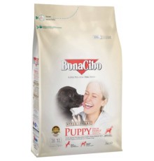 Сухий корм для собак BonaCibo Puppy High Energy Chicken&Rice with Anchovy 3 кг (BC406151)