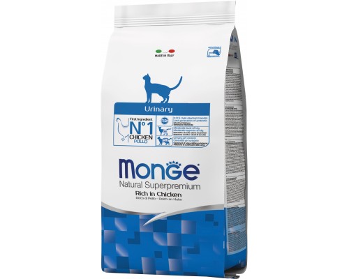 Сухий корм для кішок Monge Cat Urinary зі смаком лосося і рису 400 г (8009470011907)