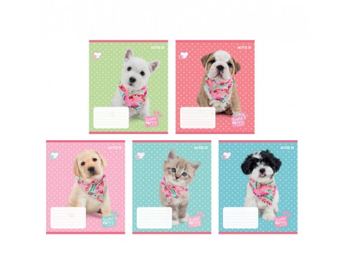 Зошит Kite Studio Pets, 12 аркушів, лінія (SP22-234)