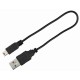 Нашийник для тварин Trixie світиться з USB M-L 50 см/30 мм синій (4053032126718)