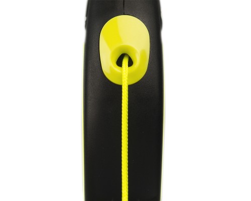 Повідок для собак Flexi New Neon M трос 5 м (жовтий) (4000498025222)