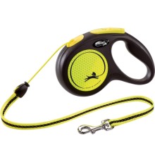 Повідок для собак Flexi New Neon M трос 5 м (жовтий) (4000498025222)