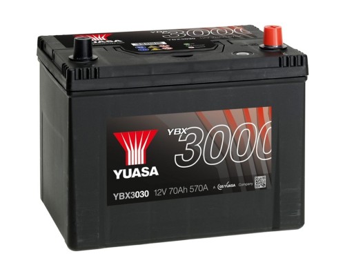 Акумулятор автомобільний Yuasa 12V 72Ah SMF Battery (YBX3030)