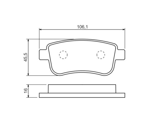 Гальмівні колодки Bosch 0 986 494 452