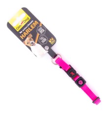 Нашийник для тварин GimDog Harlem нейлон 25-40 см/15 мм рожевий (8009632058610)