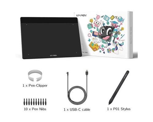 Графічний планшет XP-Pen Deco Fun XS Pink (Deco Fun XS_R)