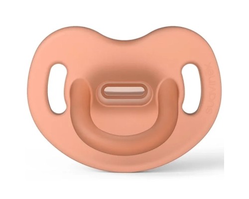 Пустушка Suavinex силіконова анатомічна, 6-18 міс, помаранче (307255)