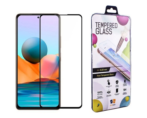 Скло захисне Drobak Xiaomi Redmi Note 10 Pro Black Frame A+ (494923)