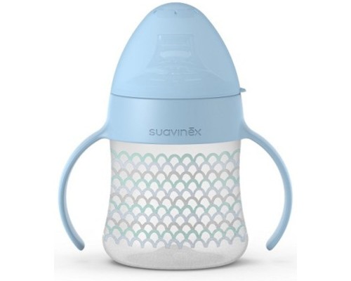 Поїльник-непроливайка Suavinex Memories Історії Малюків,з силіконовим носиком, Блакитна, 150 мл (300825/4)