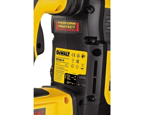 Перфоратор DeWALT безщітковий, SDS-Plus, 18 В, 2.6 Дж, 3 реж. кейс (DCH614N)